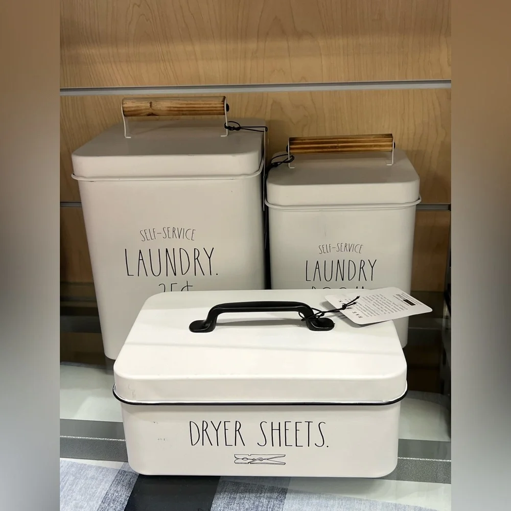 rae dunn laundry set 3